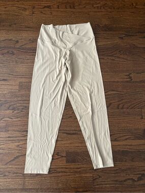Aerie Offline Beige Tan Highwaisted Crossover Leggings XL